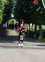 Dudelsackspieler Jörg Bernkopf solo in Apenrade